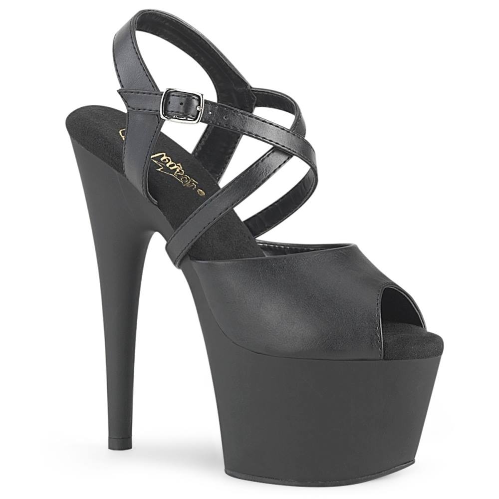 Pleaser - ADORE724 Ankle strap sandal, Pole dance shoes - Pole dance shoes - Black Product image